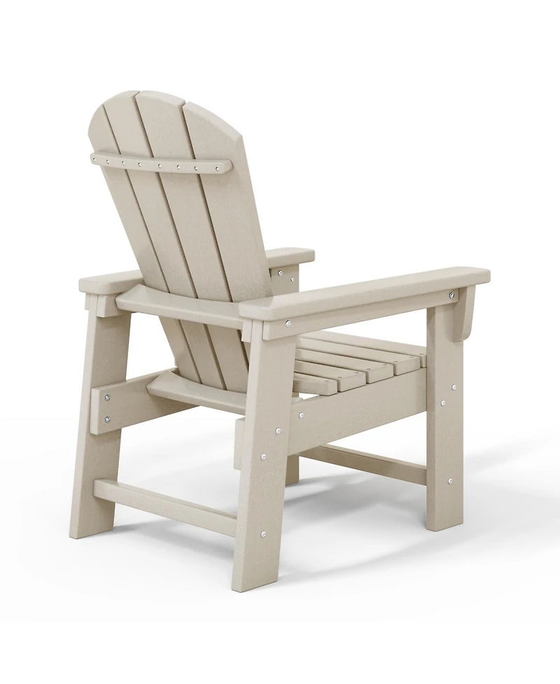 Kids Outdoor Hdpe Adirondack Plastic Patio Chair