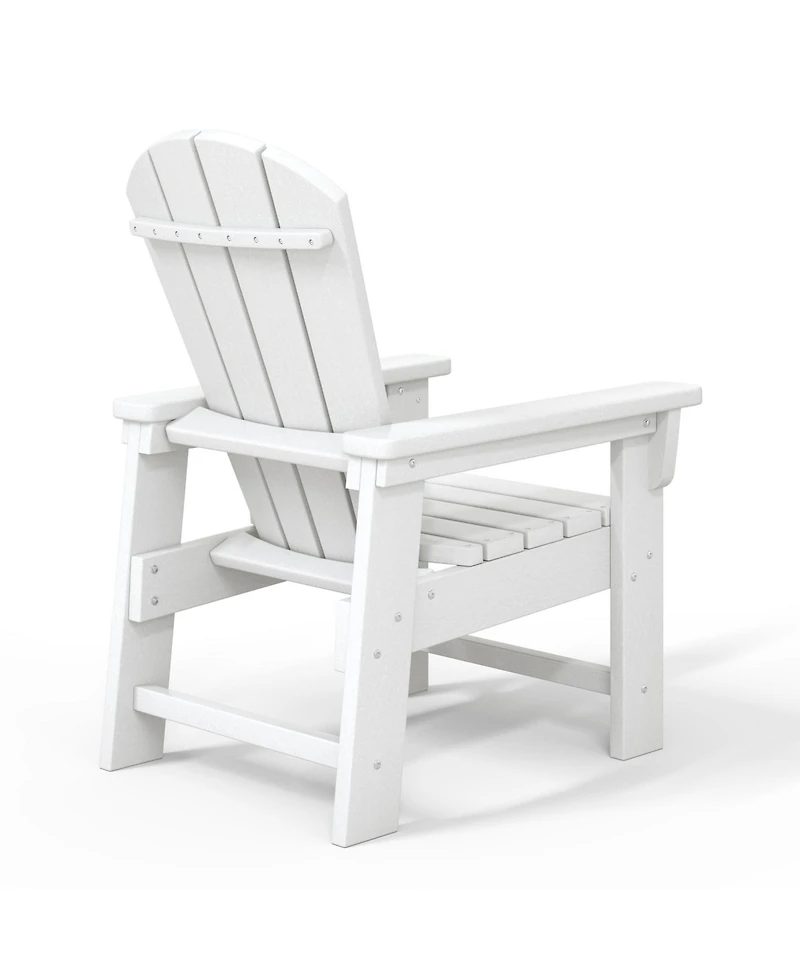 Kids Outdoor Hdpe Adirondack Plastic Patio Chair