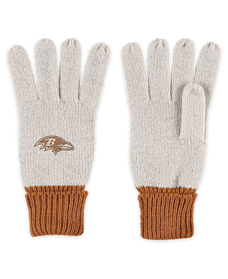 Wear by Erin Andrews Baltimore Ravens Tonal Scarf and Gloves Set