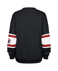 '47 Brand Women's Navy Washington Wizards 2024/25 City Edition Steadfast Paneled Pullover Sweatshirt