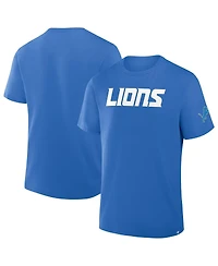 Fanatics Men's Blue Detroit Lions Legacy Cotton T-Shirt