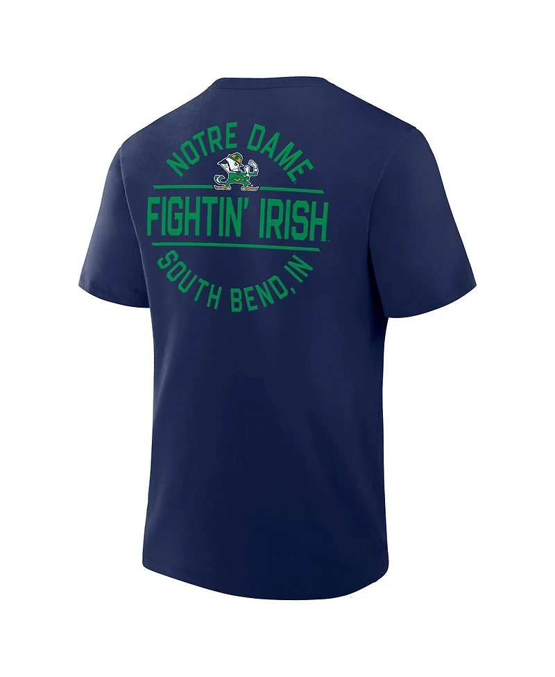 Fanatics Men's Navy Notre Dame Fighting Irish Fastbreak T-Shirt