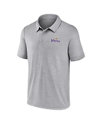 Fanatics Men's Gray Minnesota Vikings Making Waves Polo