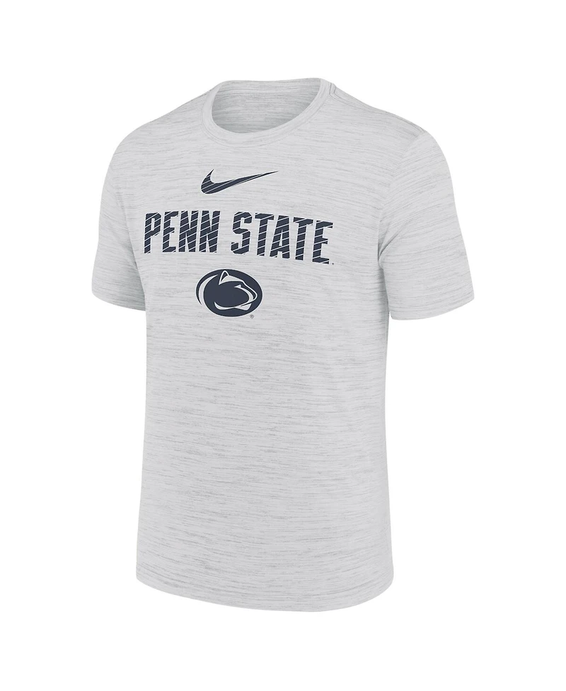 Nike Men's White Penn State Nittany Lions Campus Slant Velocity Performance T-Shirt