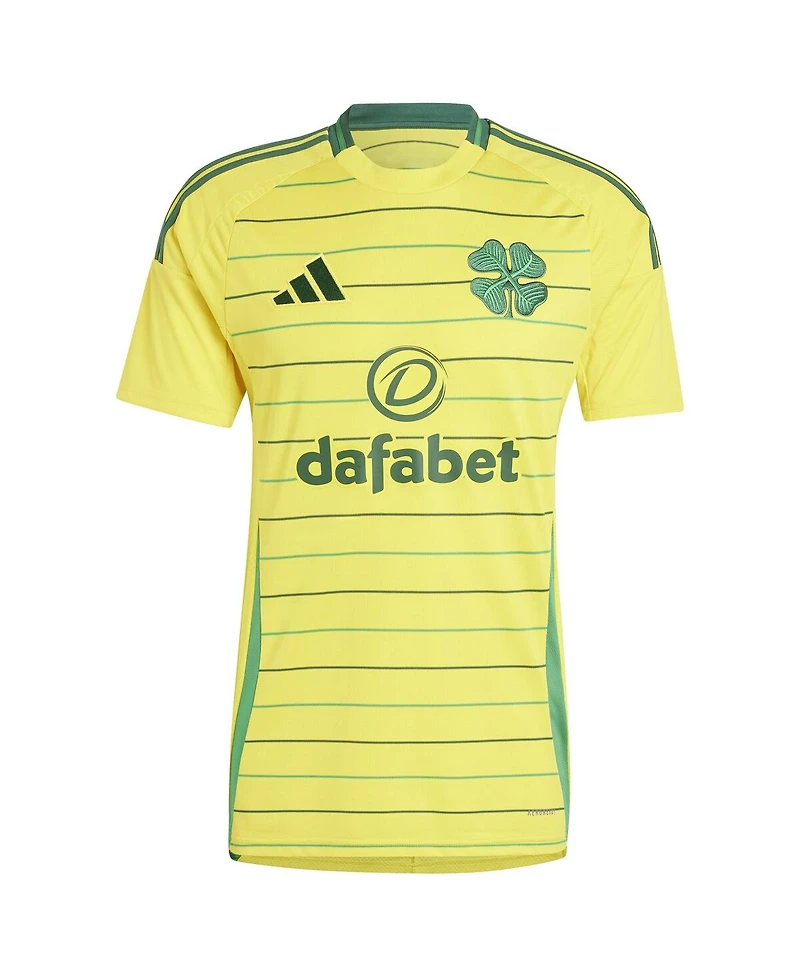 Adidas Men's Yellow Celtic 2024/25 Away Replica Jersey