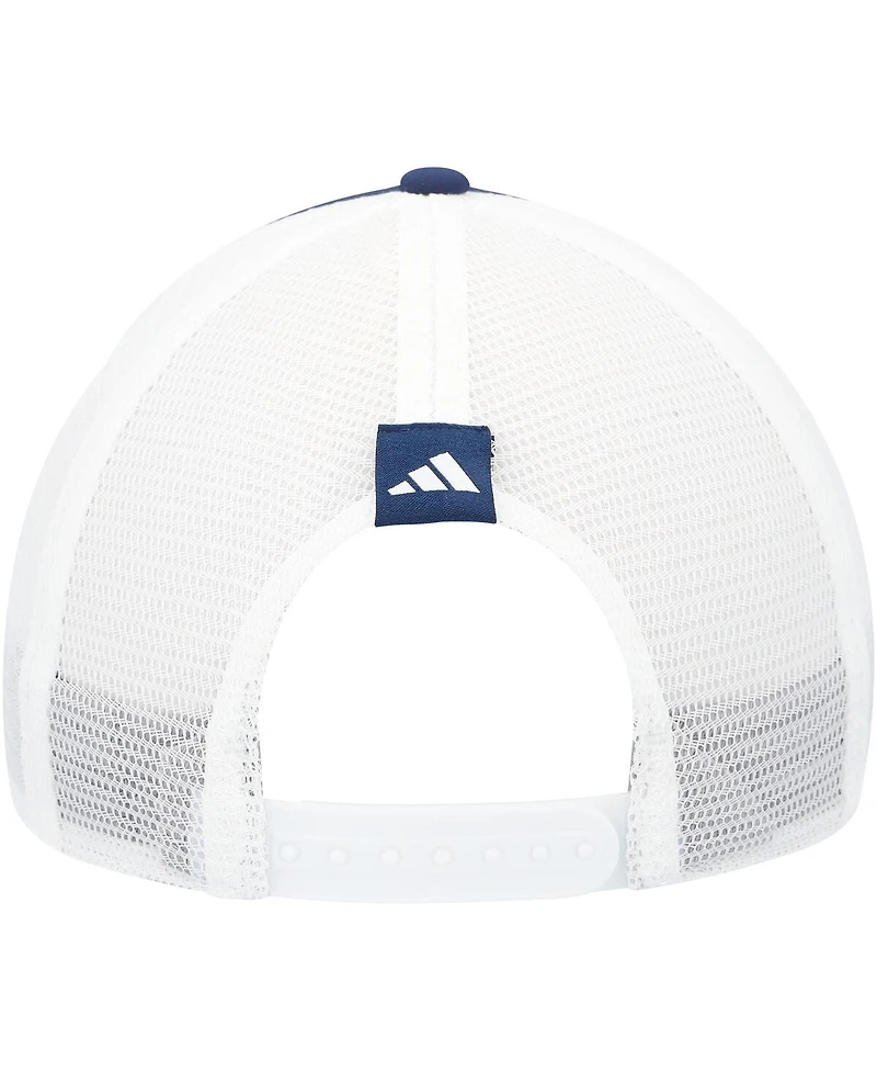 Adidas Men's Navy Georgia Tech Yellow Jackets Phrase Foam Front Trucker Adjustable Hat