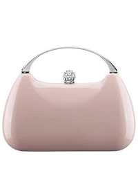 Nina Women's Metallic Minaudiere bag with Metal Handle