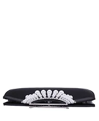 Nina Crystal Encrusted Small Handle Bag