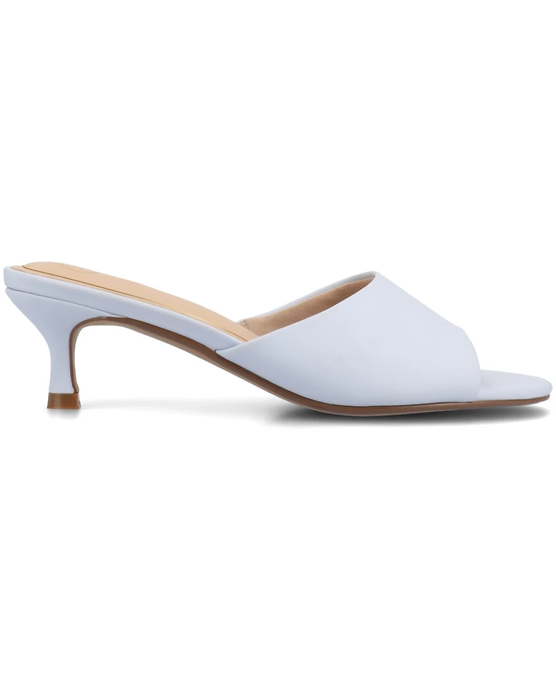 Journee Collection Women's Jeylah Kitten Heel Dress Sandals