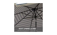Outdoor Beach Umbrella – Lightweight and Portable Uv Protection for Beach, Picnic, or Use