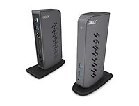 acer U301 Usb 3.0 Dock for Windows | 2 x Hdmi ports | 2 Usb 3.1 Gen 1 ports | 4 Usb 2.0 Ports | Gigabit Ethernet | Requires One Usb 3.1 Type A or Usb