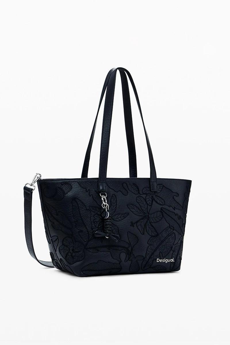 Desigual Women's Large embroidered shopper bag