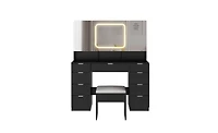 Vanity Table Set – Stylish Makeup Desk with Mirror and Storage for Bedroom or Dressing Room