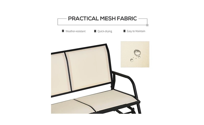 Comfortable Outdoor Courtyard Seating for Patio, Garden, or Backyard