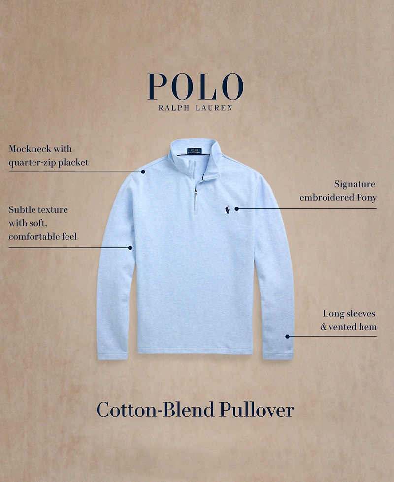 Polo Ralph Lauren Men's Cotton-Blend Jacquard Pullover