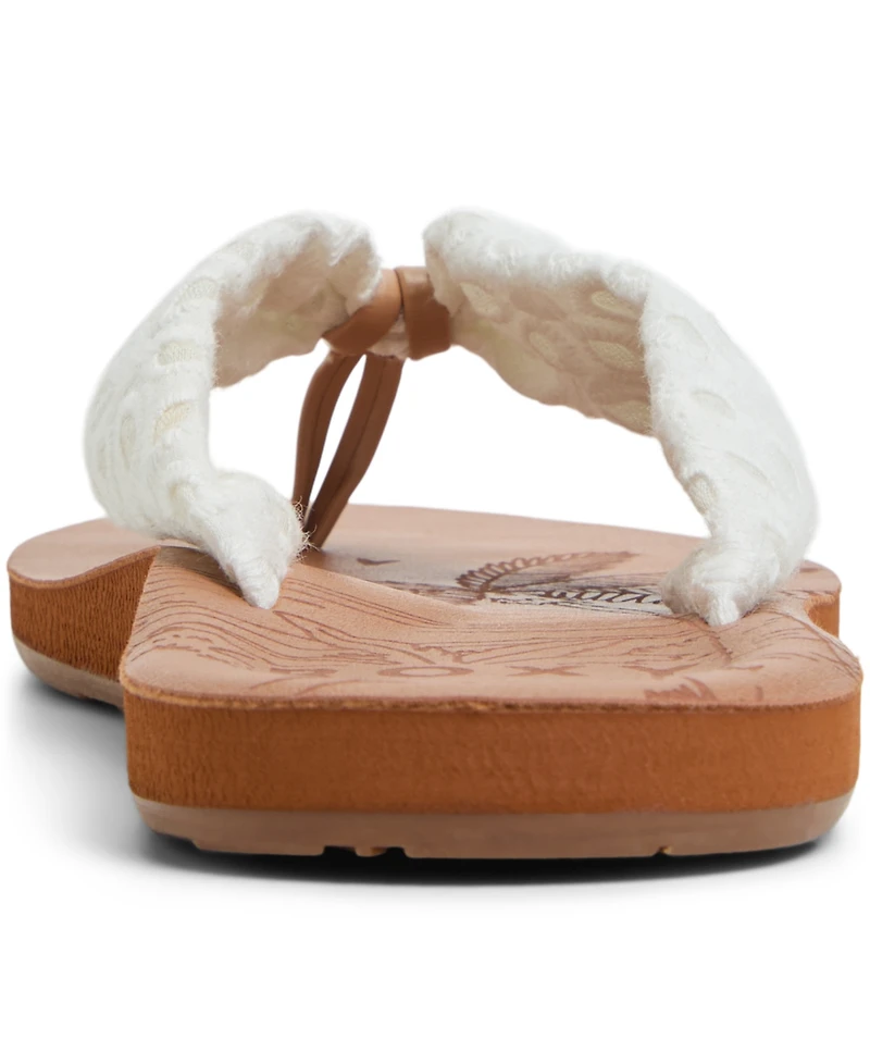 Roxy Women's Tulum Slip-On Flat Sandals