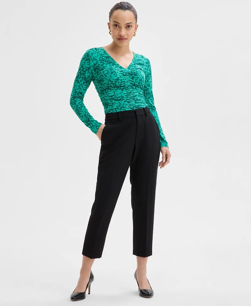 I.n.c. International Concepts Petite Mid-Rise Slim Trousers, Exclusively at Macy's