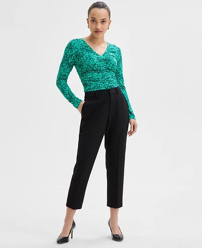 I.n.c. International Concepts Petite Mid-Rise Slim Trousers, Exclusively at Macy's