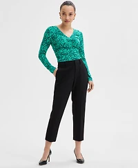 I.n.c. International Concepts Petite Mid-Rise Slim Trousers, Exclusively at Macy's