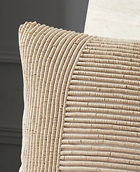 Donna Karan Home Block Bead Decorative Pillow, 16" x 20"
