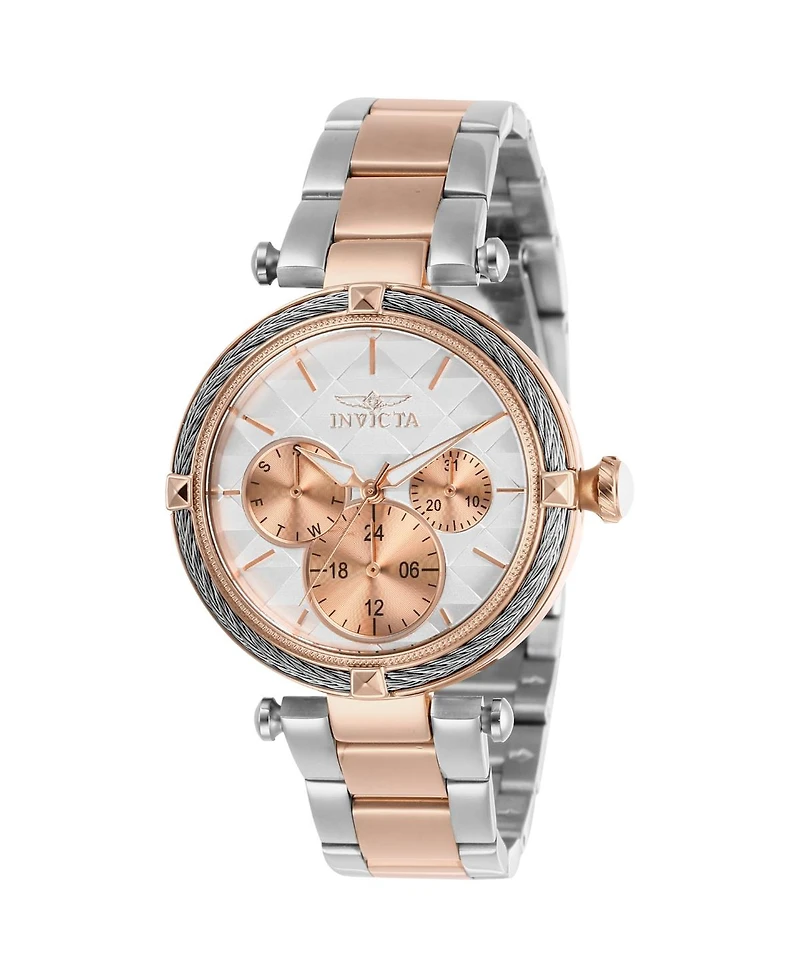 Invicta Women's 28962 Bolt Quartz 3 Hand White Dial Watch