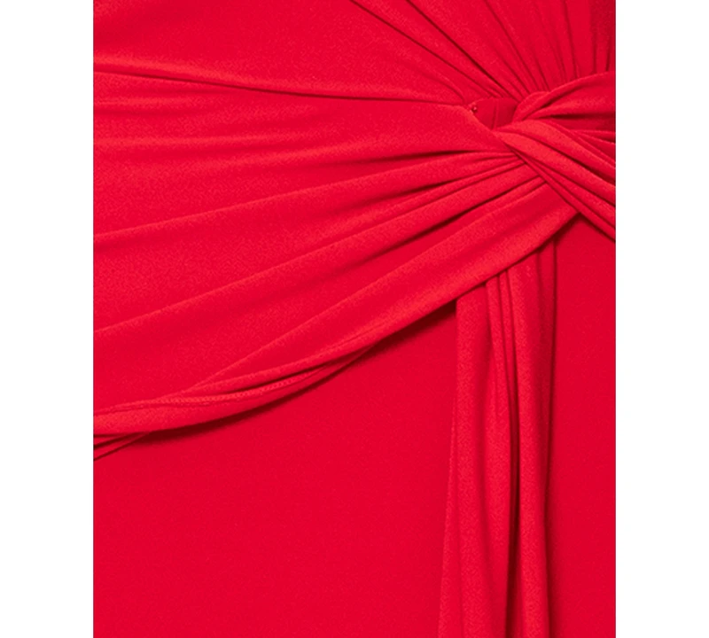 Xscape Women's Twist-Front One-Shoulder Gown