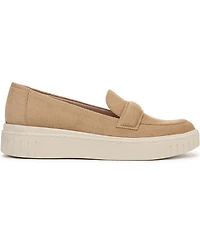 LifeStride Women's Geneva Closed Round Toe Platform Penny Loafers