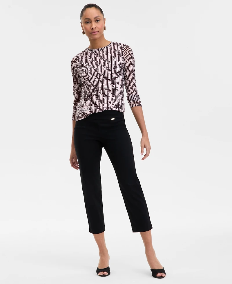 I.n.c. International Concepts Women's Cropped Pull-On Pants, Exclusively at Macy's