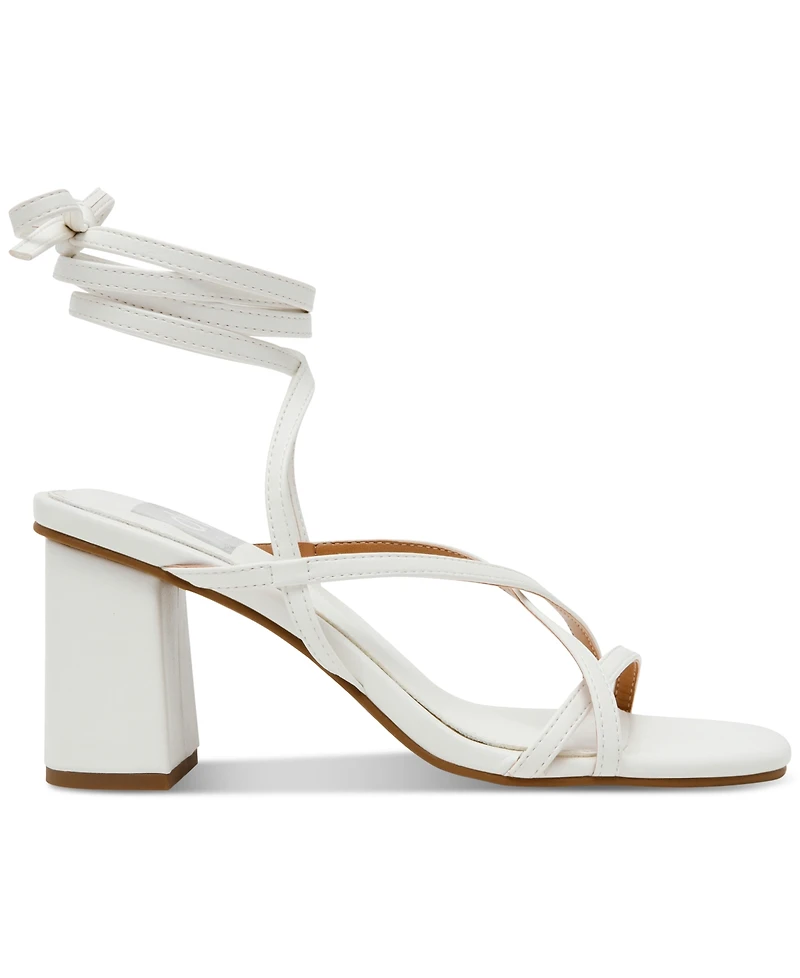 Dv Dolce Vita Women's Haze Strappy Lace-Up Block-Heel Dress Sandals