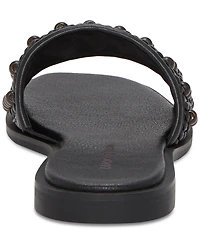 Lucky Brand Women's Gidya Beaded Slide Flat Sandals