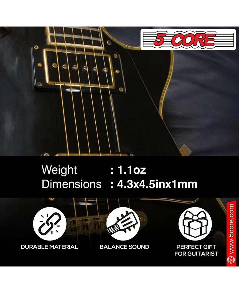 5 Core Guitar Strings • 0.010-0.047 Steel Gauge • w Deep Bright Tone for 6 String Acoustic Guitars - Gs Ac Brss