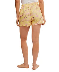 Free People Women's Day to Day Floral Boxer Shorts