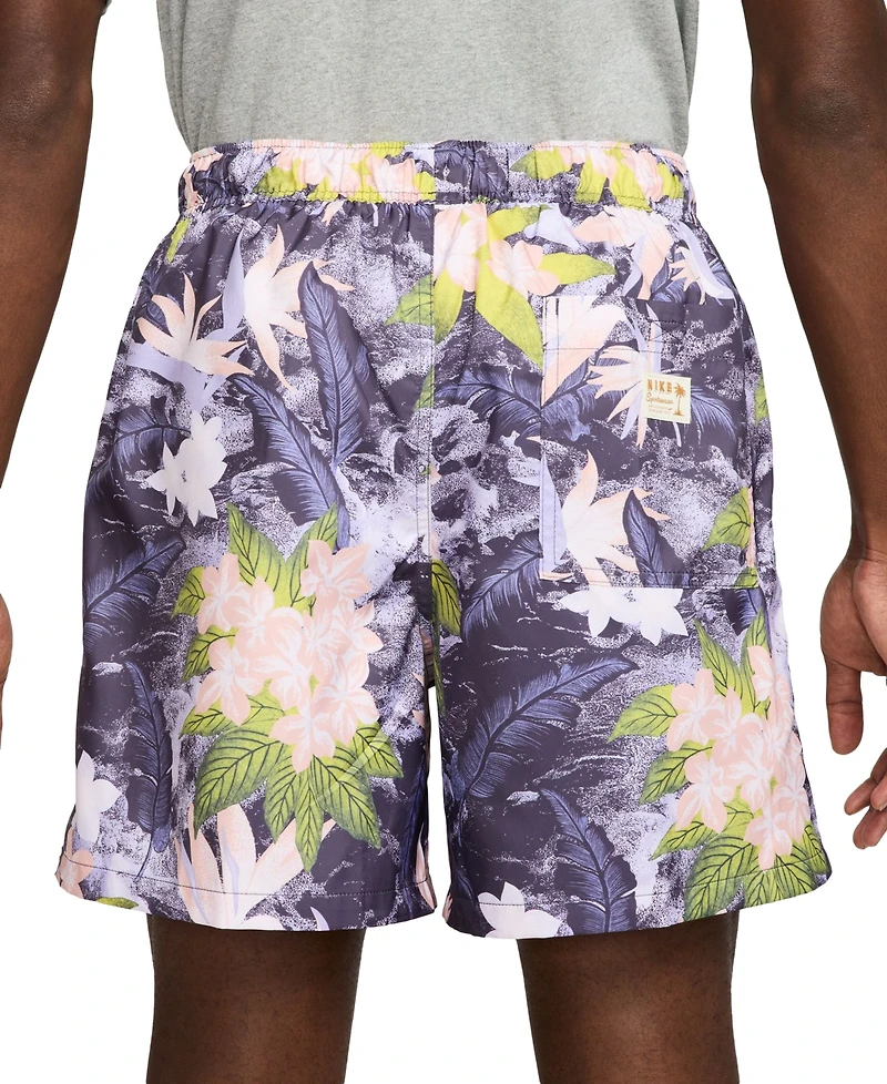 Nike Club Men's Woven Flow Floral Print Drawstring Shorts