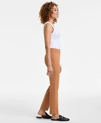 Jm Collection Women's Tummy-Control Cambridge Slim-Leg Pull-On Pants, Exclusively at Macy's