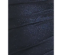Emerald Sundae Juniors' Glittered Satin Corset Gown