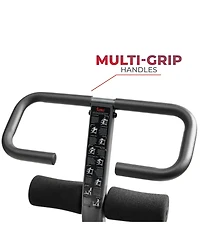 Sunny Health & Fitness Stretch Training Machine with Multi-Grip Handles & Self-Leveling Pedals, 265 Weight Capacity