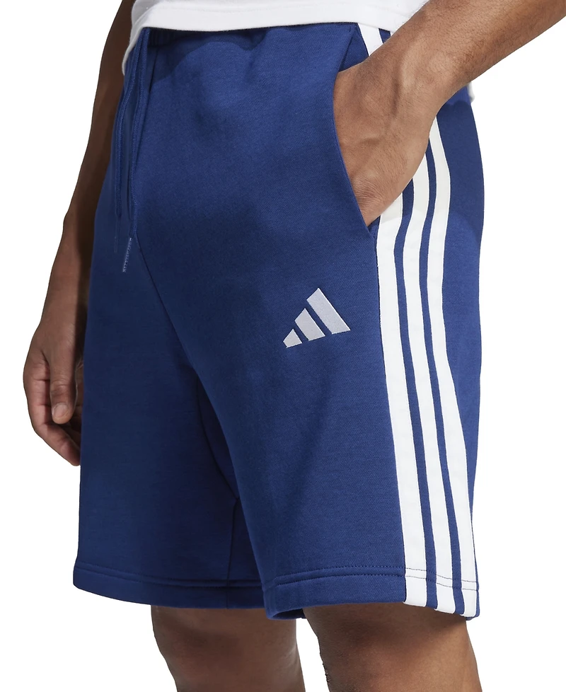 adidas Men's Essential Three Stripes Fleece Shorts