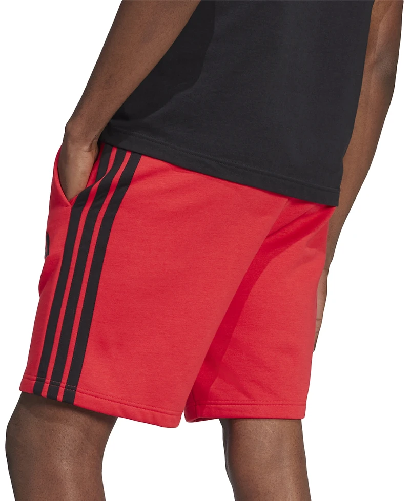 adidas Men's Essential Three Stripes Fleece Shorts