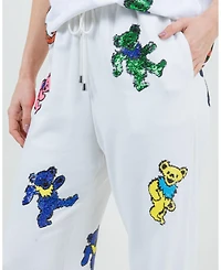 Grateful Dead Dancing Bears Sequin Lounge Pant