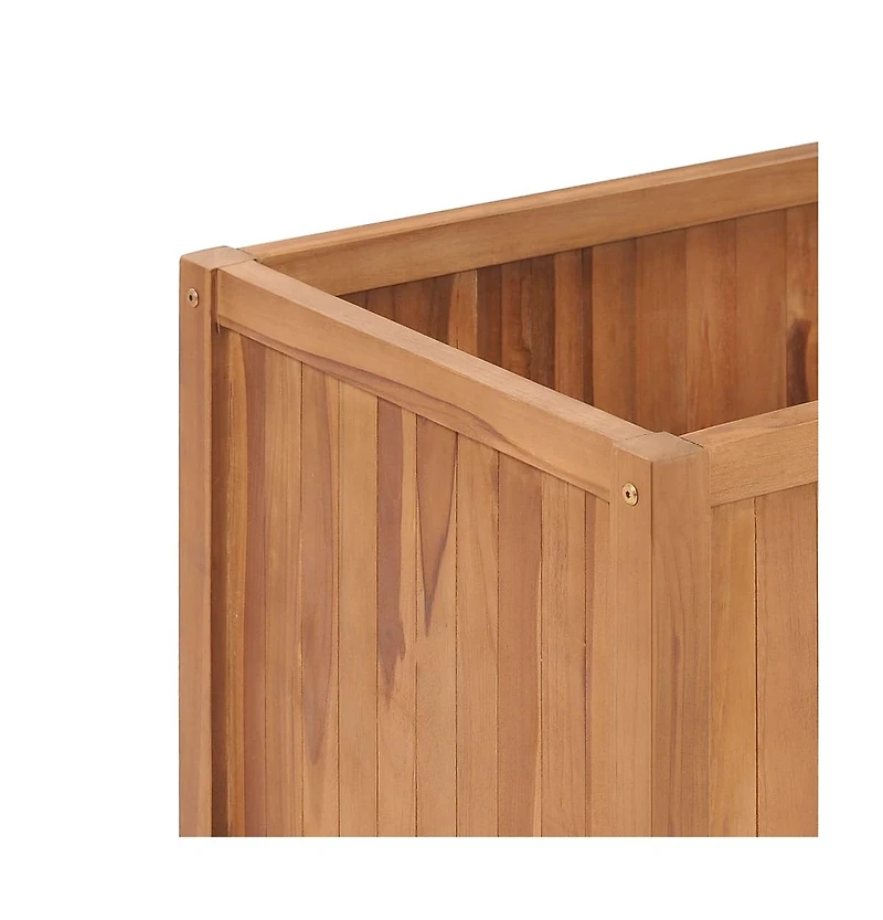 Garden Raised Bed 59.1"x19.7"x27.6" Solid Wood Teak