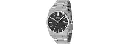 Invicta Men's 48389 Speedway Quartz 3 Hand Black Dial Watch