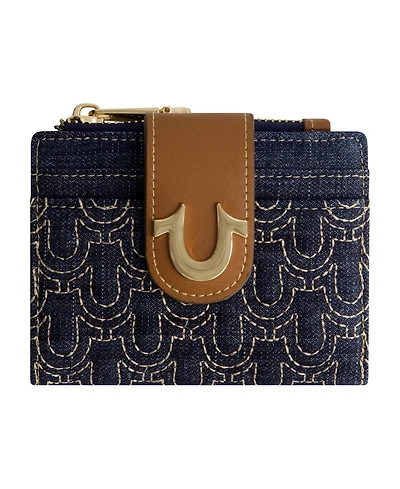 True Religion Horseshoe Quilted Small Wallet