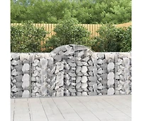 Gabion Basket Silver Galvanized iron Medium