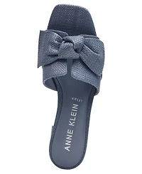Anne Klein Women's Kizmet Knot Block Heel Dress Sandals