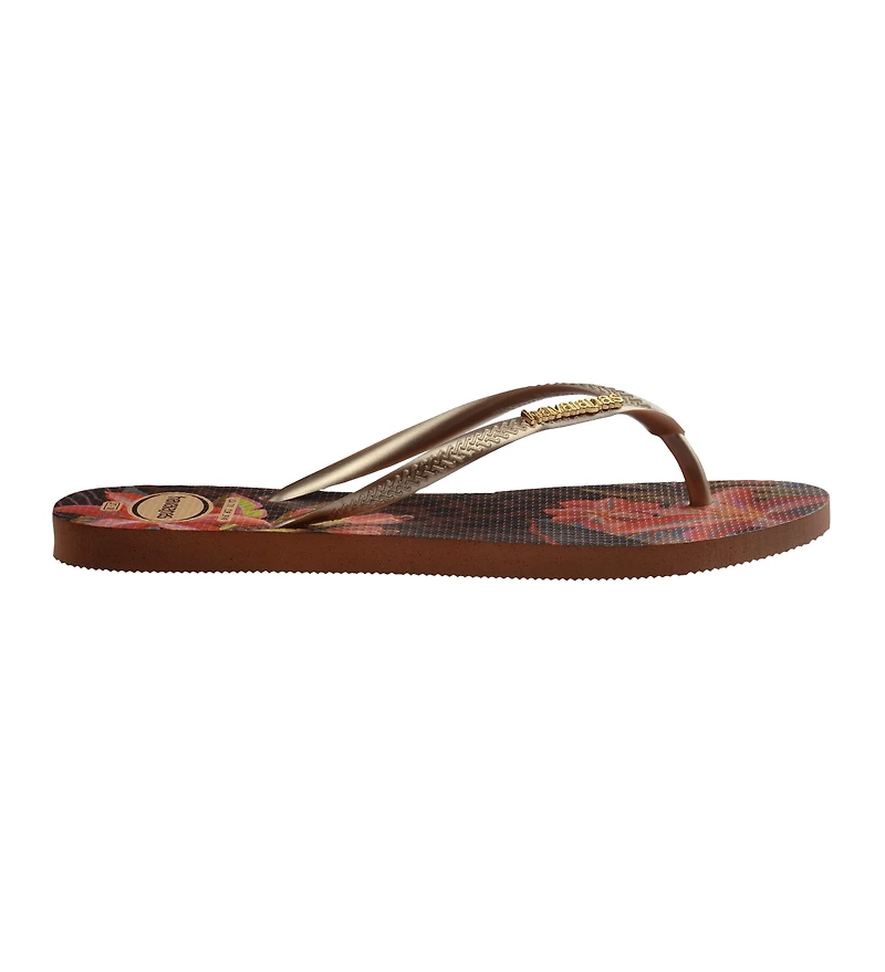 Havainans Women's Slim Animal Floral Fusion Round Toe Sandals