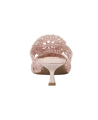 Bandolino Women's Melvana Woven Kitten Heel Sandals