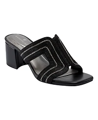Bandolino Women's Molane Embellished Block Heel Sandals
