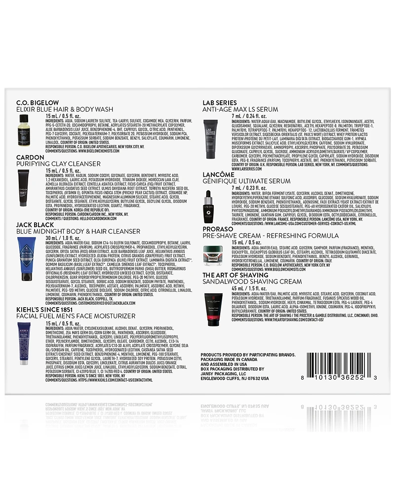 8-Pc. All-In-One Men's Routine Skincare Set, Created for Macy's