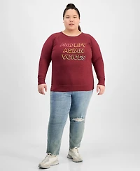 Hybrid Apparel Trendy Plus Aapi Amplify Voices Graphic Top
