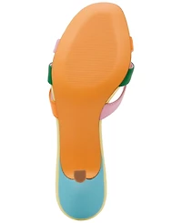 Steve Madden Women's Cary Strappy Kitten-Heel Mule Sandals